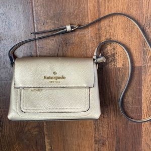 Kate Spade Gold Crossbody Bag